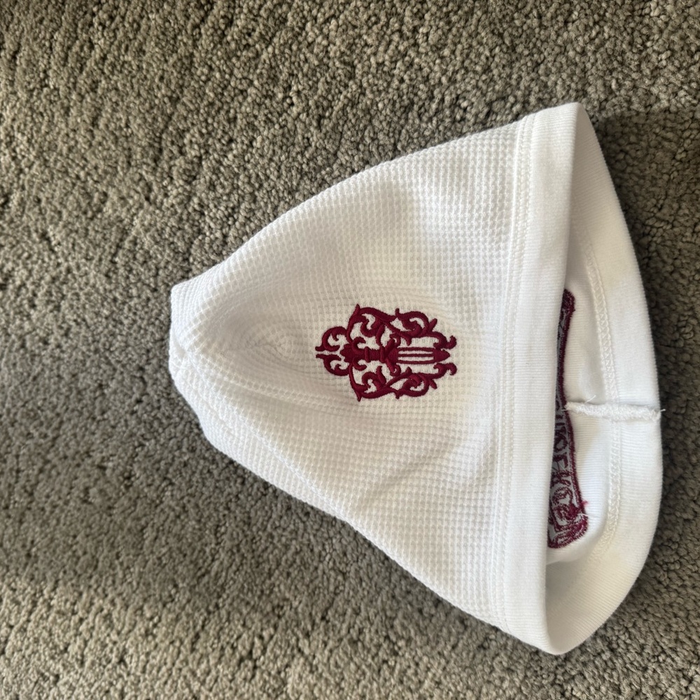 CHROME HEARTS DAGGER EMBROIDERED THERMAL BEANIE